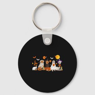 Porte-clés Costume de chien fantôme sorcière momie Halloween 