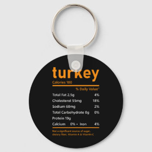 Porte-clés Costume de faits nutritionnels de famille de Thank