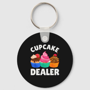 Porte-clés Costume de gâteau cupcake cool pour hommes femmes