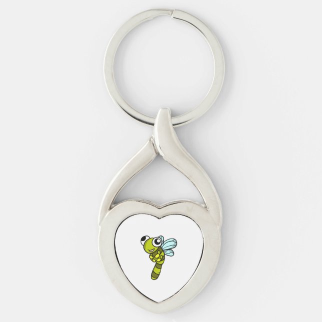 Porte-clés Costume de libellule mignonne Idée cadeau d'insect (Devant)
