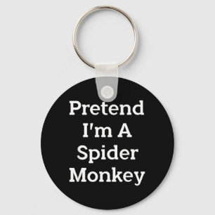Porte-clés Costume de singe araignée prétendu drôle Halloween