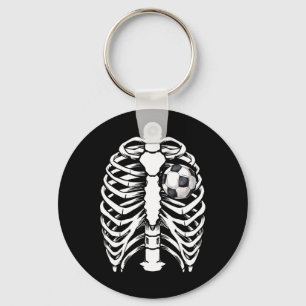Porte-clés Costume de squelette à rayons X de football pour h