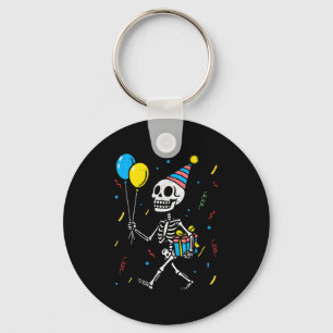 Porte-clés Costume d'Halloween d'anniversaire squelette garço