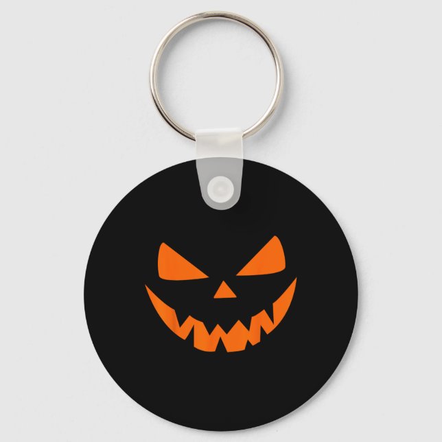 Porte-clés Costume d'Halloween Jack O'Lantern Citrouille visa (Recto)