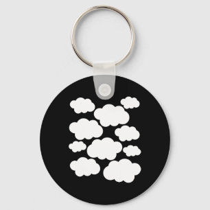 Porte-clés Costume d'Halloween Nuages blancs