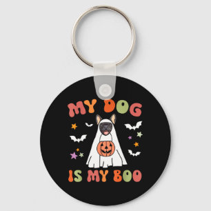 Porte-clés Costume d'Halloween pour chien bouledogue français