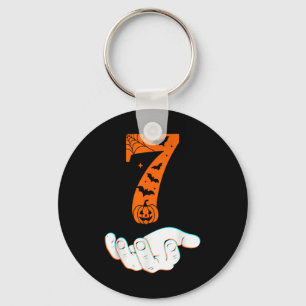 Porte-clés Costume Halloween Homme Femme Enfant Numéro 7 Corr