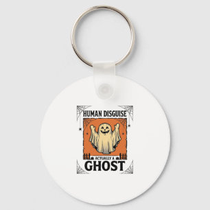 Porte-clés Costume Humain Fantôme Humour Halloween Vintage_1