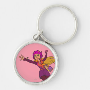 Porte-clés Costume rose citron miel