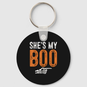 Porte-clés Costumes d'Halloween Elle est mon Boo Couple appar