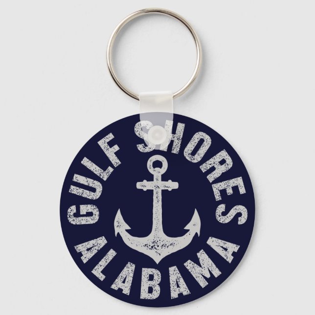 Porte-clés Côte du Golfe, Alabama (Recto)