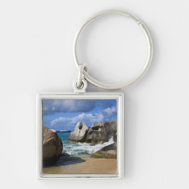 Porte-clés Côté plage, Virgin Gorda, Vierge britannique (Devant)