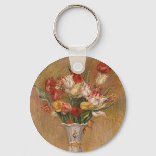 Porte-clés Cottagecore Renoir Floral Vintage Art Tulipe