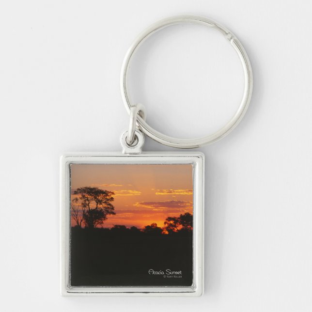 Porte-clés Coucher de soleil Acacia (Devant)
