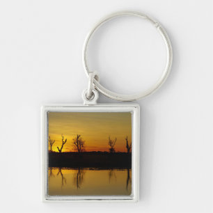 Porte-clés Coucher de soleil, Billabong de Yellow Water