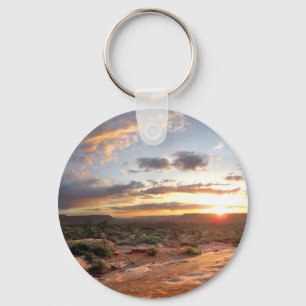 Porte-clés Coucher de soleil de l'Esplanade - Grand Canyon - 