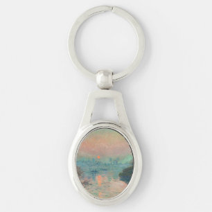 Porte-clés Coucher de soleil de Monet sur la Seine Impression