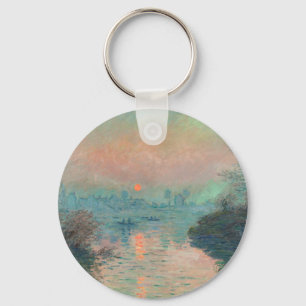 Porte-clés Coucher de soleil de Monet sur la Seine Impression