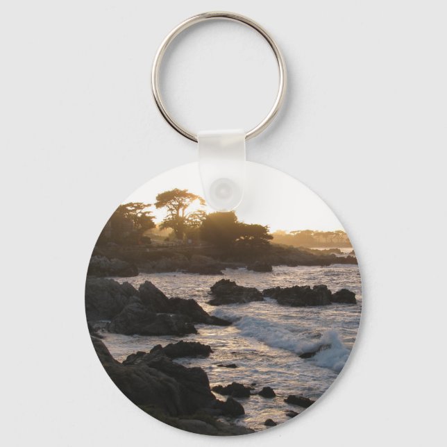 Porte-clés Coucher de soleil de Pacific Grove (Recto)