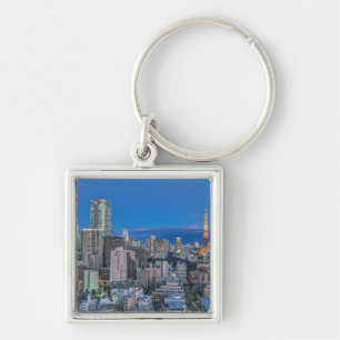Porte-clés Coucher de soleil sur l'horizon