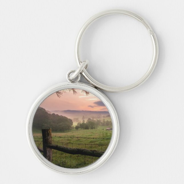 Porte-clés Coucher du soleil de la Virginie (Devant)