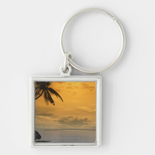 Porte-clés Coucher du soleil de plage (Devant)