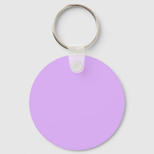 Porte-clés Couleur Mauve violet E0B0FF - Option pour ajouter
