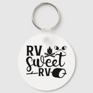 Porte-clés COULEUR PERSONNALISÉE RV Sweet RV Camping
