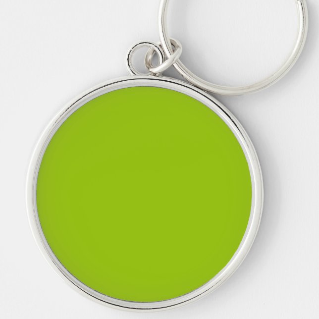 Porte-clés Couleur verte Android Prêt à Customiser si vous ai (Devant)