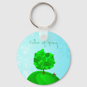 Porte-clés Couleurs du ressort, porte - clé