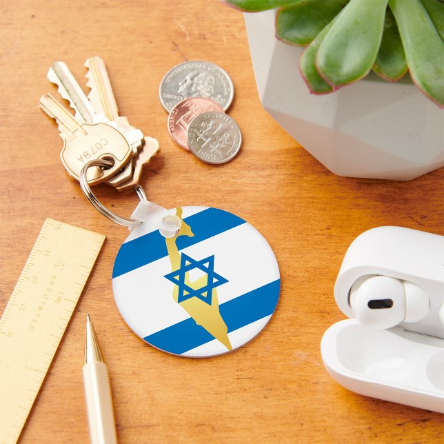 Porte-clés Couleurs Nationales D'Israël (Créateur téléchargé)