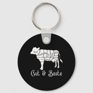 Porte-clés Coupe Et Vache Ste - Boucher De Boeuf Coupes De Di