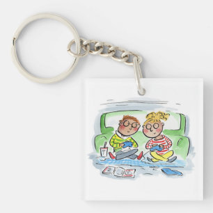 Porte-clés Couple de jeu
