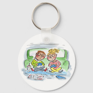 Porte-clés Couple de jeu