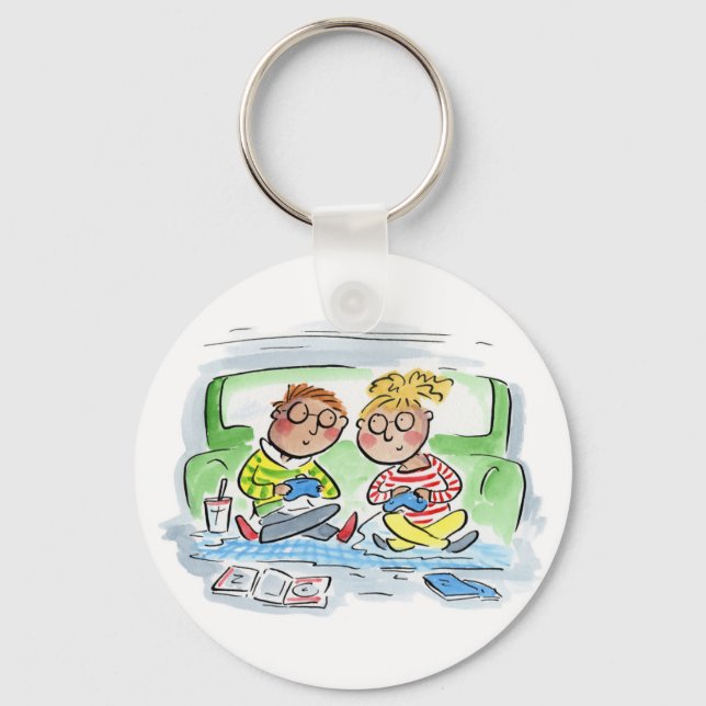 Porte-clés Couple de jeu (Recto)