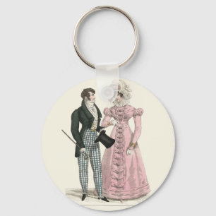 Porte-clés Couple Mariage Antique 1823 Homme Femme Mode