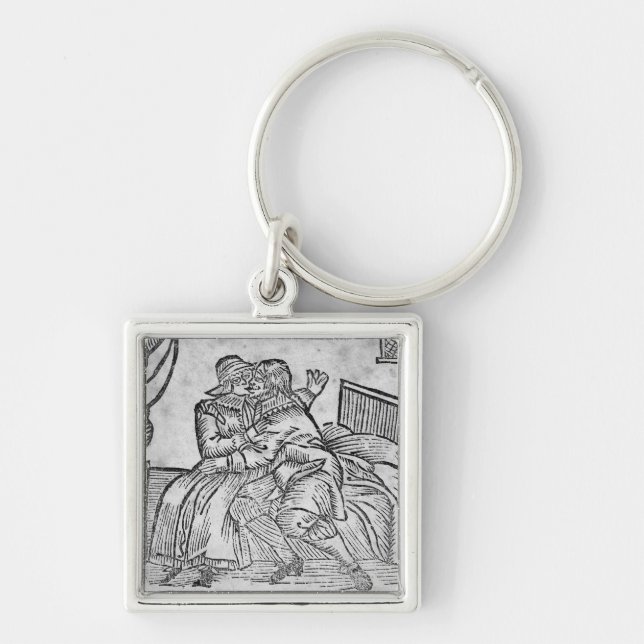 Porte-clés Couples embrassant, ballades de Roxburghe (Devant)