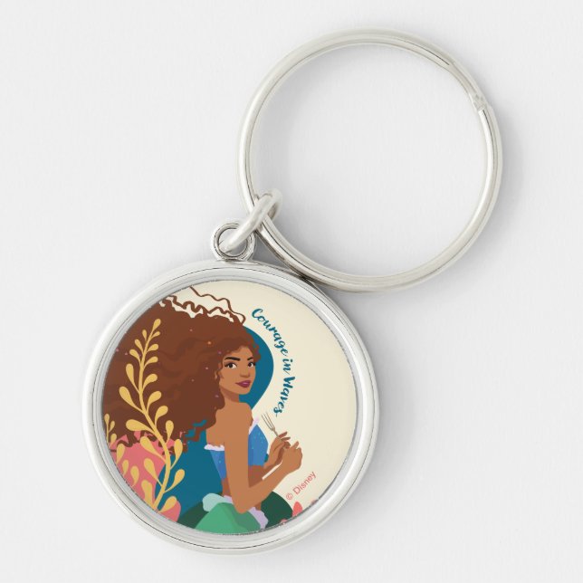 Porte-clés Courage Ariel en vagues (Devant)