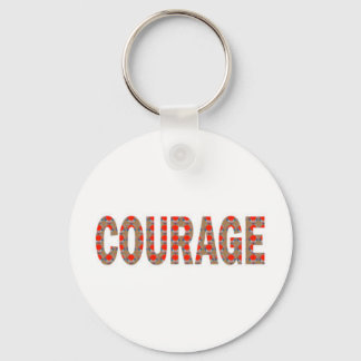 Porte-clés COURAGE : Brave Kind Leader Champion LOWPRICES CAD