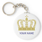 Couronne d'or + votre texte