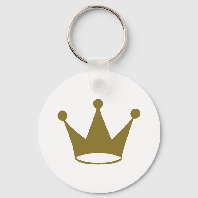 Porte-clés Couronne dorée (Recto)