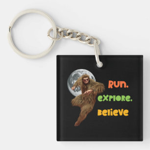 Porte-clés Course d'aventure Sasquatch Believe Design
