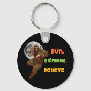 Porte-clés Course d'aventure Sasquatch Believe Design