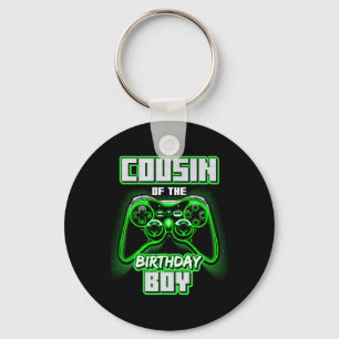 Porte-clés Cousin De L'Anniversaire Garçon Correspondant Fami