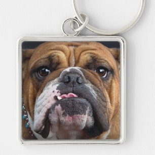 Porte-clés Coussin de jet de Bouledogue Anglais