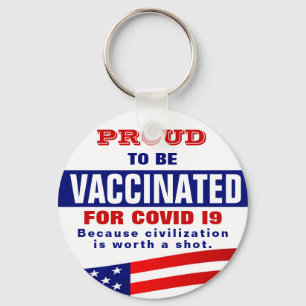 Porte-clés Covid 19 Vaccination