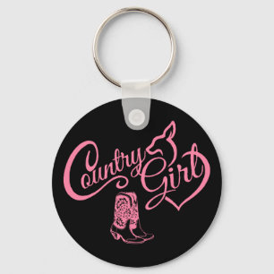 Porte-clés Cowboy Boots Cowgirl Country Western Farm Horse