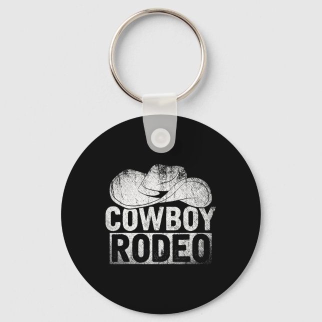 Porte-clés Cowboy Casquette équestre cadeau Horseck équitatio (Recto)