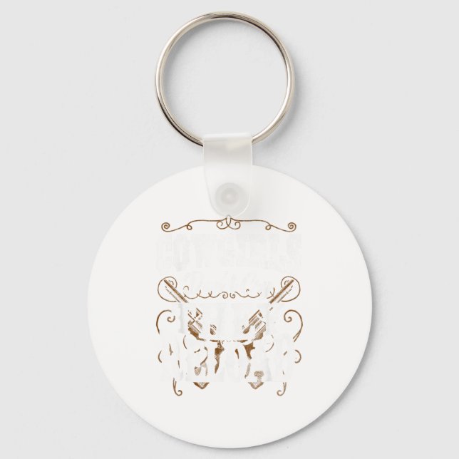 Porte-clés Cowgirls Don't Cry They Reload  (Recto)