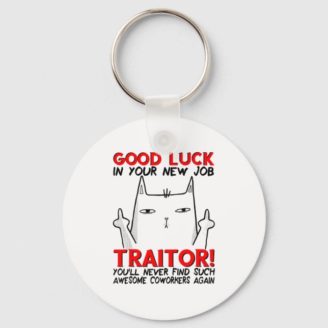 Porte-clés Coworker Leaving, Quitting Going Away, Job Change, (Recto)